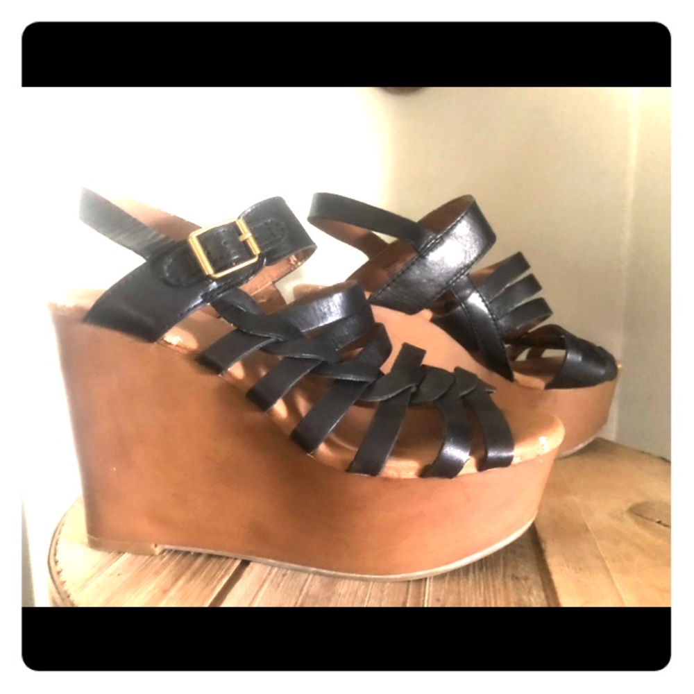 Lucky Brand platform wedges